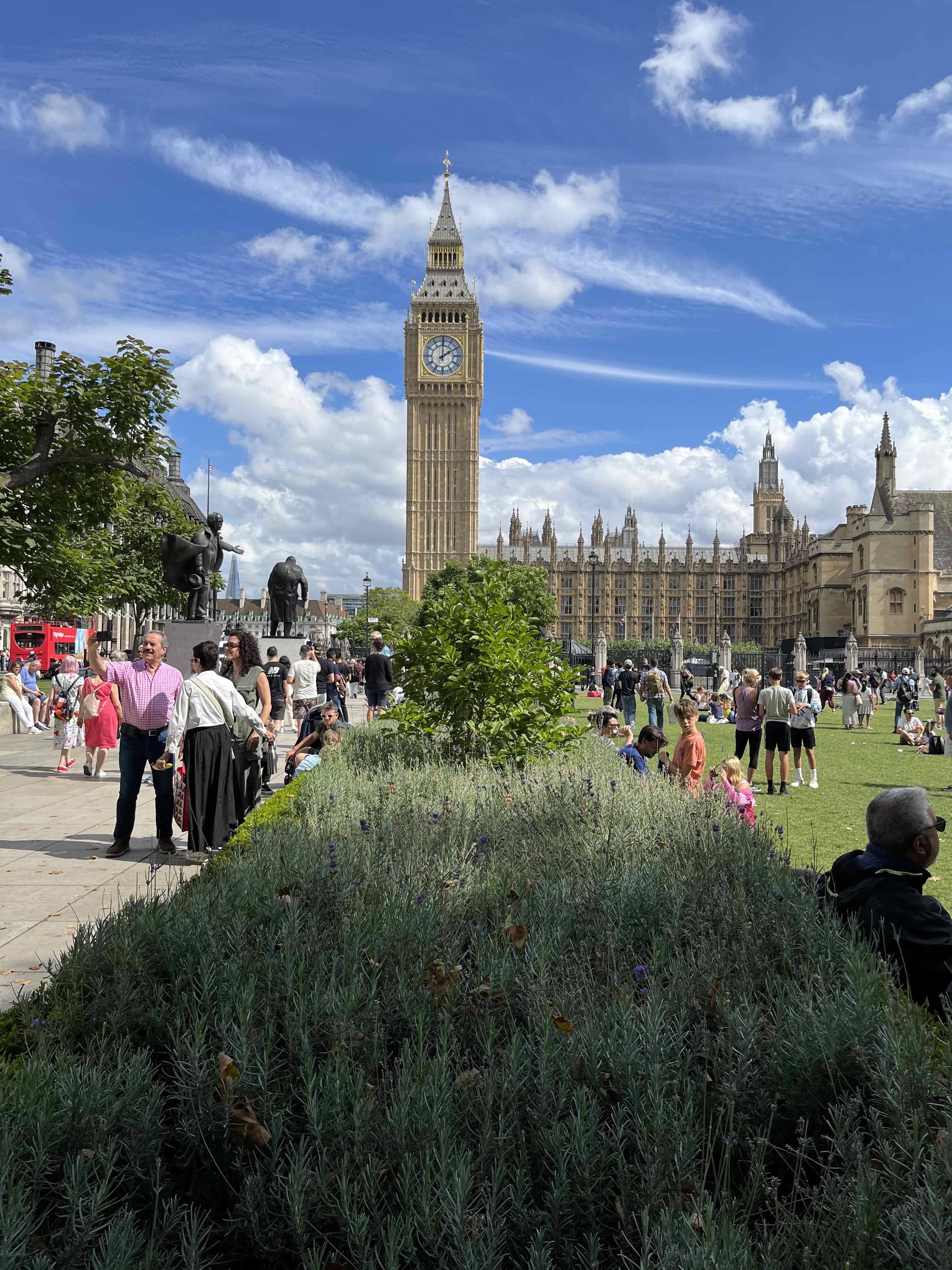 Big Ben from Parliament Square Garden⁩_ ⁨London⁩